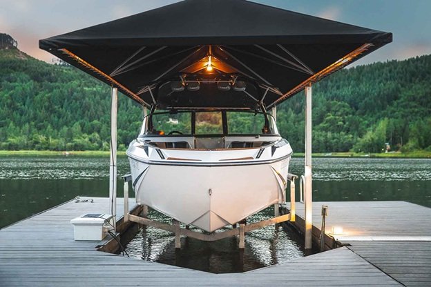 Enhance Your Waterfront Property: How a Boat Lift Dock Simplifies Boating